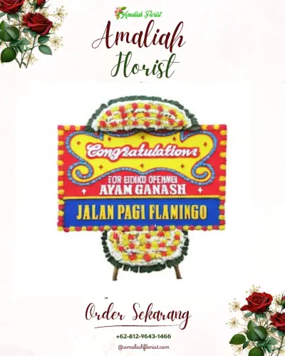 Bunga Papan Congratulation di Wanguk